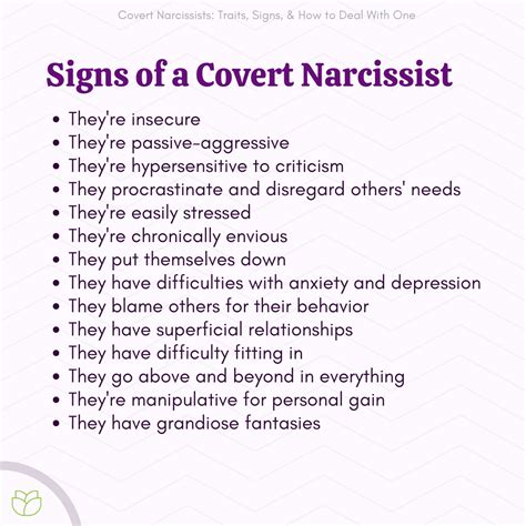 signs youre dating a covert narcissist